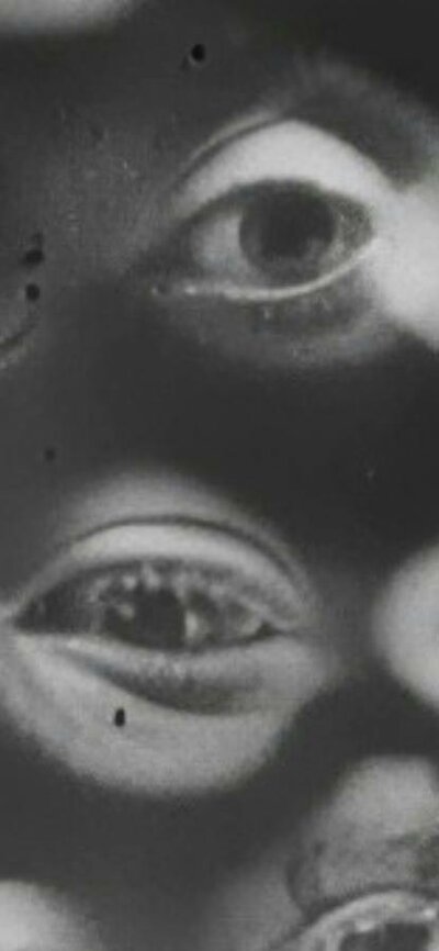 The Story of Documentary Film, screening Sun, Oct 25, 2026 Black and white image of many human eyes