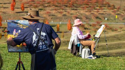 Leon Holmes, International Plein Air Painter - Oil Painting Demonstration Leon Holmes, International Plein Air Painter - Oil Painting Demonstration