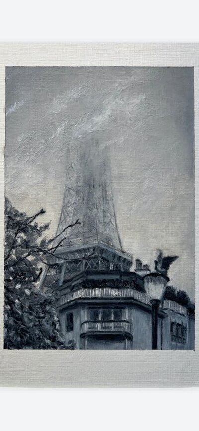 Melissa Hammond, The Iron Lady, oil pastels