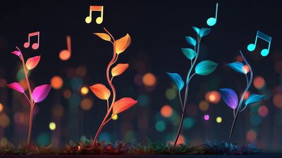 Apeiron Baroque: Colourful Plants growing with Music
