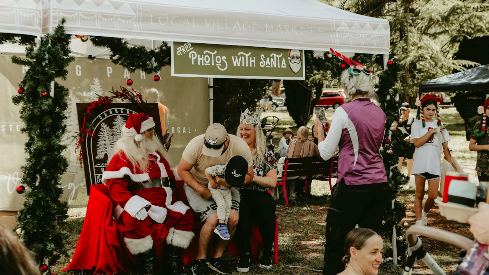 Christmas at Haig Park Village Markets at Haig Park