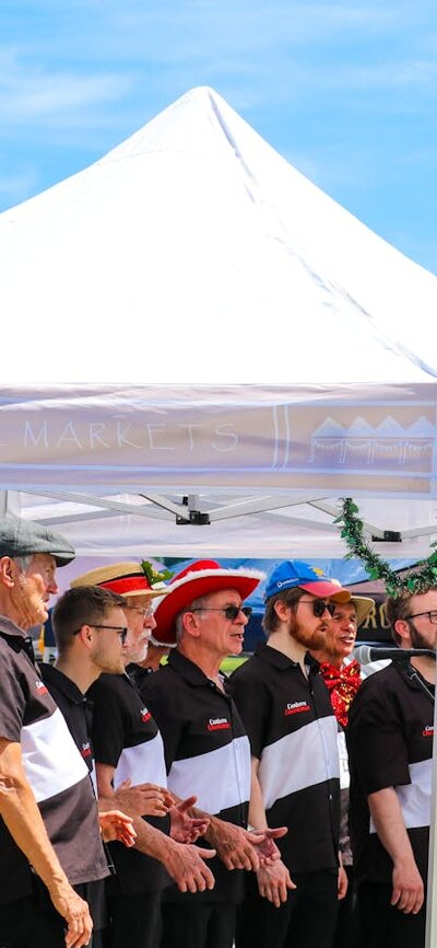 Christmas entertainment at The Little Burley Market