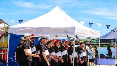Christmas entertainment at The Little Burley Market