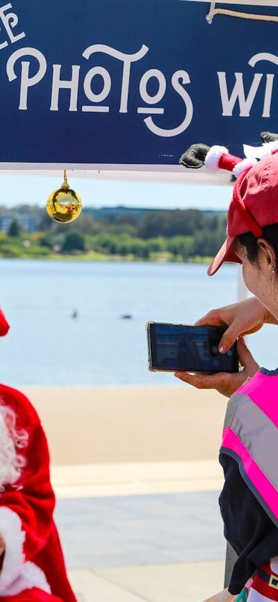 Photos with Santa at The Little Burley Market