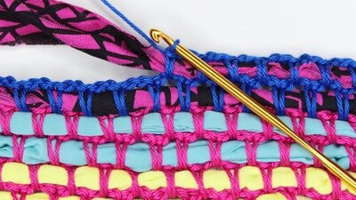 Colourful crochet