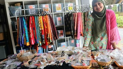 Woman-led business stallholder