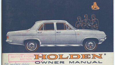 Holden owner manual