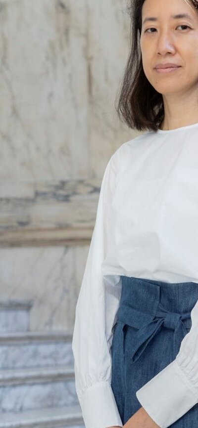 V&A senior curator of Korean Art and lead curator of Hallyu! The Korean Wave, Dr Rosalie Kim V&A senior curator of Korean Art and lead curator of Hallyu! The Korean Wave Dr Rosalie Kim posing