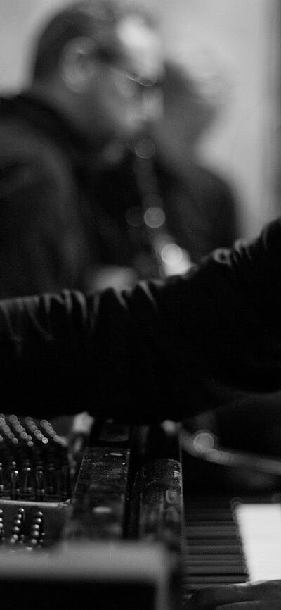Christian Wallumrød playing piano