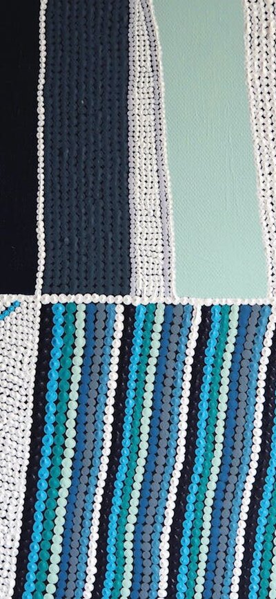 Amanda Westley, Yarluwar Ruwi, Ocean Country painting