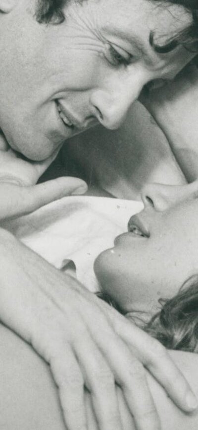 Double Feature: The Time Masters (Les Maîtres Du Temps) + Je t'aime, je t'aime, 07 August, 2026 Black and white still of a woman and man in bed looking at each other