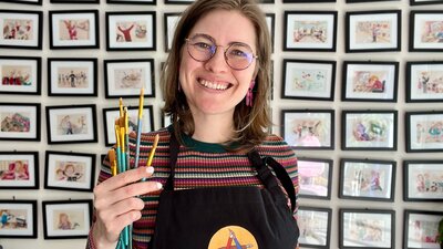 Marianne Mettes, your teacher for Draw and Chat