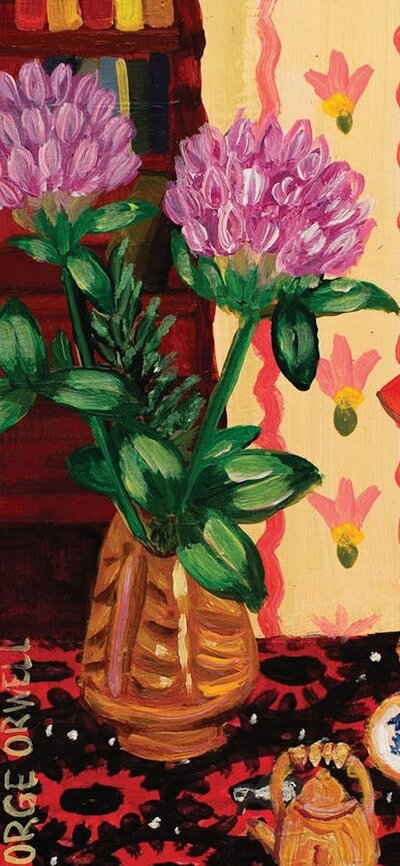 Kiata Mason, Nineteen Eighty-Four, detail of painting Kiata Mason, Nineteen Eighty-Four, detail of painting