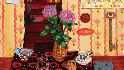 Kiata Mason, Nineteen Eighty-Four, detail of painting Kiata Mason, Nineteen Eighty-Four, detail of painting