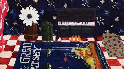 Kiata Mason, The Great Gatsby, detail of painting Kiata Mason, The Great Gatsby, detail of painting