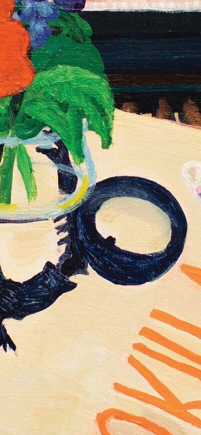 Kiata Mason, To Kill a Mockingbird, detail of painting Kiata Mason, To Kill a Mockingbird, detail of painting