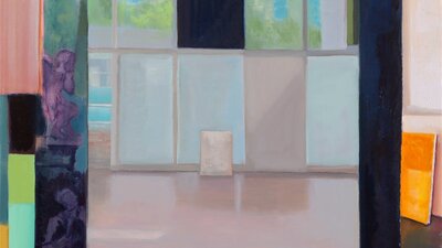 Elisa Crossing Where there’s fact, there’s friction 2026 oil on linen 140 x 120 cm