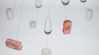 Exhibition end to end by Louis Grant at Canberra Glassworks artwork installation