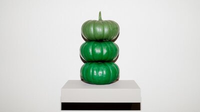 Louis Grant, end to end (trios), 2026. Installed at Canberra Glassworks Artwork