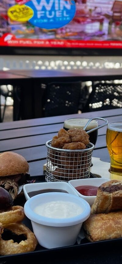 Olims Beer Garden GUY-Tea Father's Day manly high tea