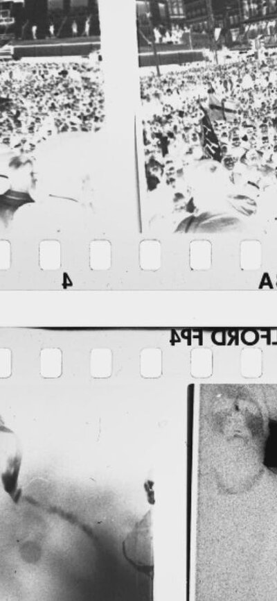 Or Forever Hold Your Peace 1970 | Not Classified | 58 mins | AUS | D: Various Black and white snapshot of undeveloped photo film