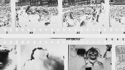 Or Forever Hold Your Peace 1970 | Not Classified | 58 mins | AUS | D: Various Black and white snapshot of undeveloped photo film