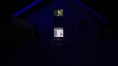 Peculiar and Funny Artwork made of PLA, 23ct Gold, Glass. Installed at the Canberra Glassworks