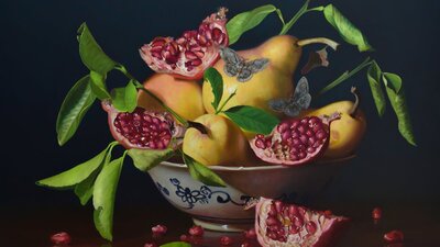 Paloma - Gatya Kelly Oil on canvas 76x100cm