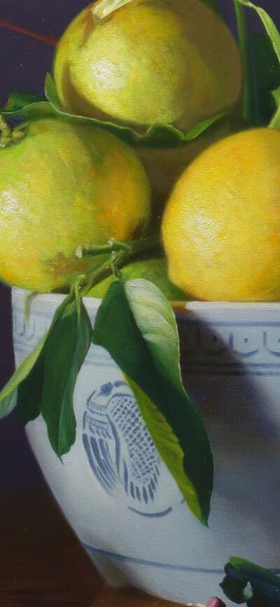 Amalfi - Gatya Kelly Oil on canvas 61x61cm