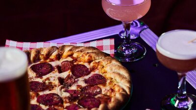 Cocktails and Pizza
