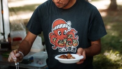 Octoball making food Octoball making food