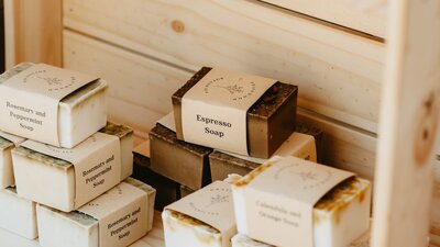 Stall handmade soaps