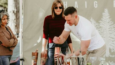 Workshops at the markets - cocktail making Workshops at the markets - cocktail making