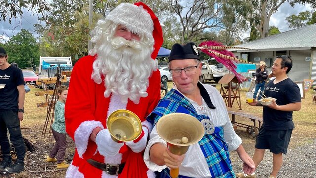 Santa & Hall Town Crier Santa and Hall Town Crier