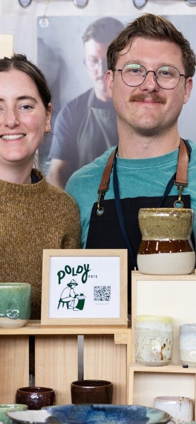 Poldy Pots Ceramics stall