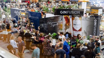 Customers in the Handmade Market Canberra Food & Wine Pavillion