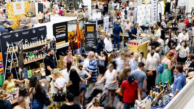 Crowd at Handmade Market Canberra