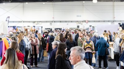 Crowd shot at the Handmade Market