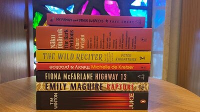 A stack of books