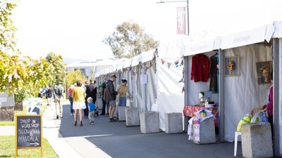 market stalls