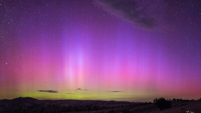 Capital region aurora Jan 2026 A lovely display of the aurora that occurred in the Capital region in January 2026