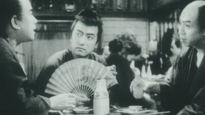 Still from film Humanity and Paper Balloons (人情紙風船)