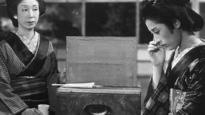 Still from film The Story of the Last Chrysanthemums (残菊物語)