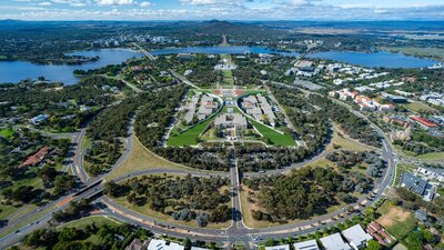Aerial Image Of Canberra