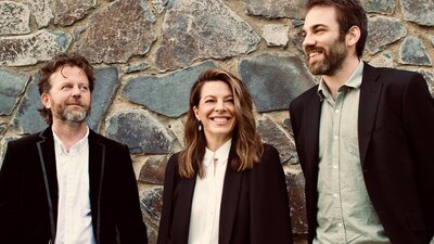 Lachlan Coventry, Rachael Thoms and Chris Pound.