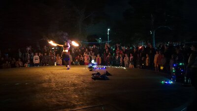 Fire twirler