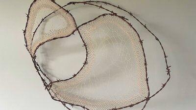 Fibre sculpture artwork