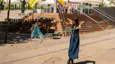 Bubbles at Little Explorers' Days