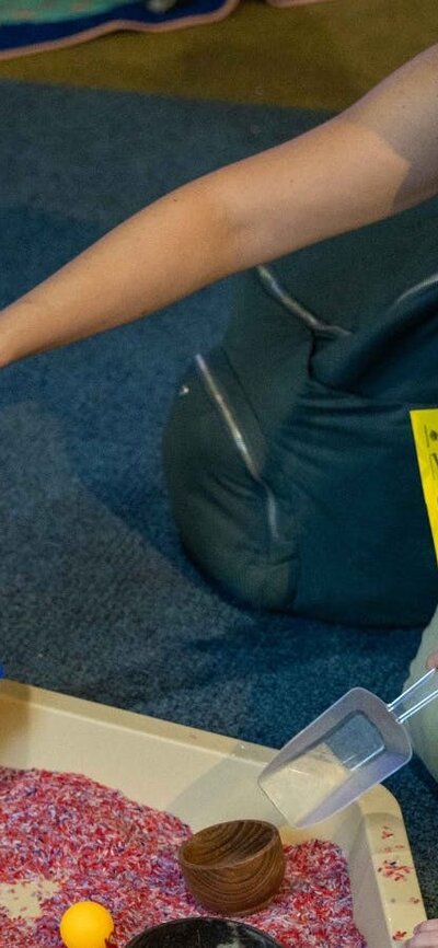 Sensory activities at Little Explorers' Days