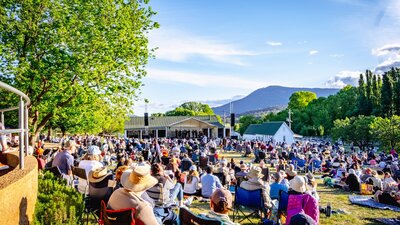 Large crowd enjoying CSO at Live at Lanyon